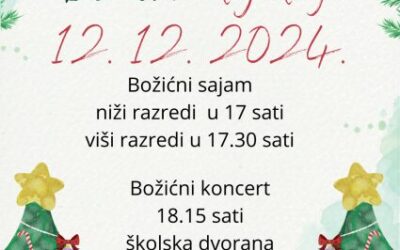 Božićna događanja 12. 12. 2024.