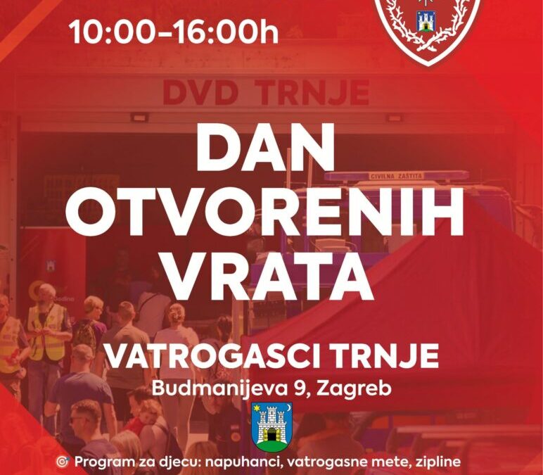 Poziv na “Dan otvorenih vrata – Vatrogasci Trnje”