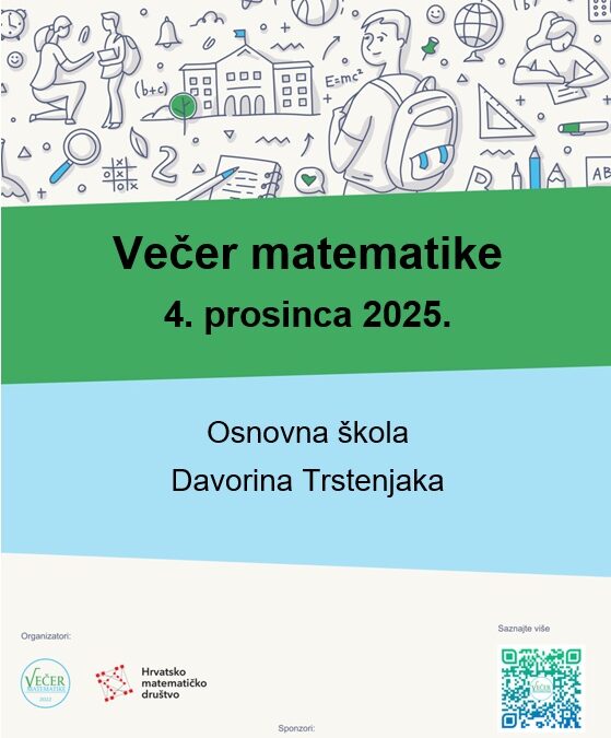 Deseta VEČER MATEMATIKE u našoj školi