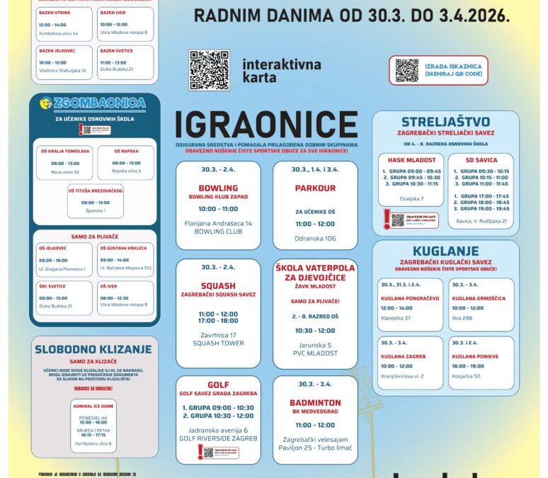 Odmorko proljeće 2026.