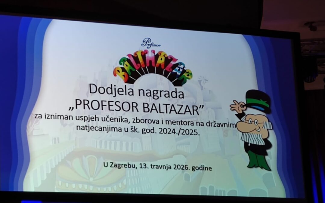 Dodjela nagrada “Profesor Baltazar”