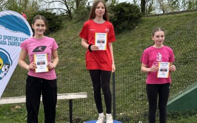 Županijsko atletsko natjecanje djevojaka 4.- 6. razreda – 1. mjesto u bacanju vorteksa